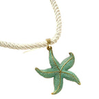 Starfish Pendant Rope Necklace