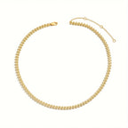 Classic Gold Chain Necklace with Refined Link Design