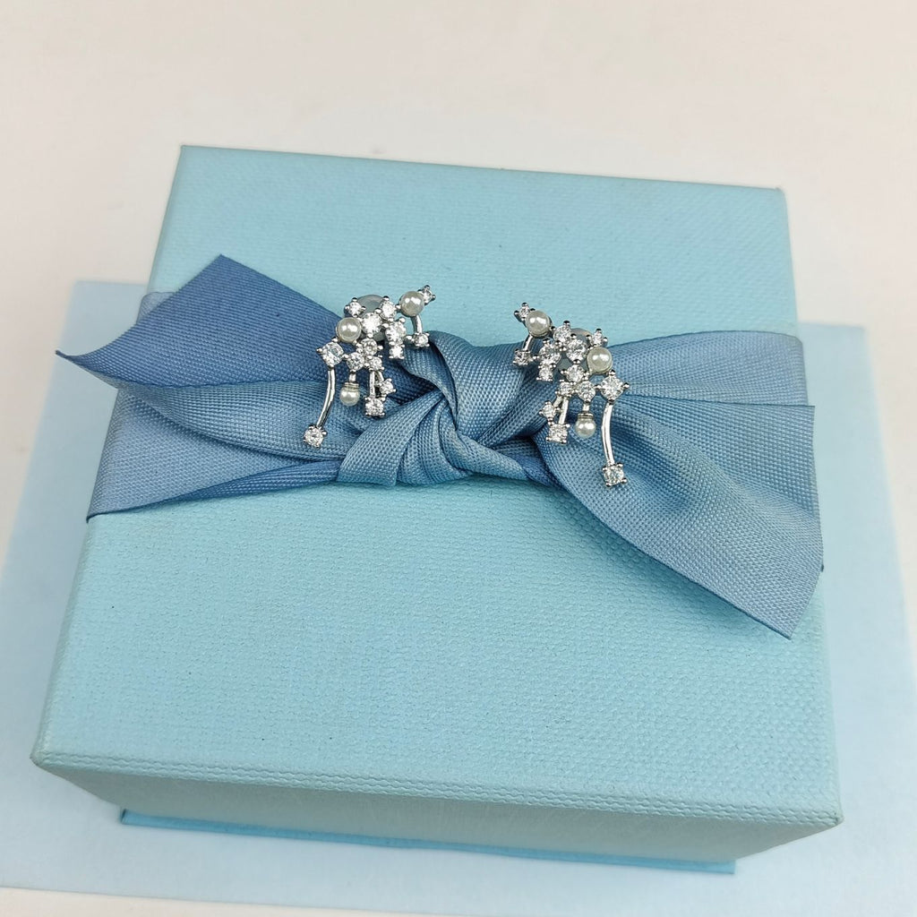 Luxury Crystal Cluster Earrings ,Necklace