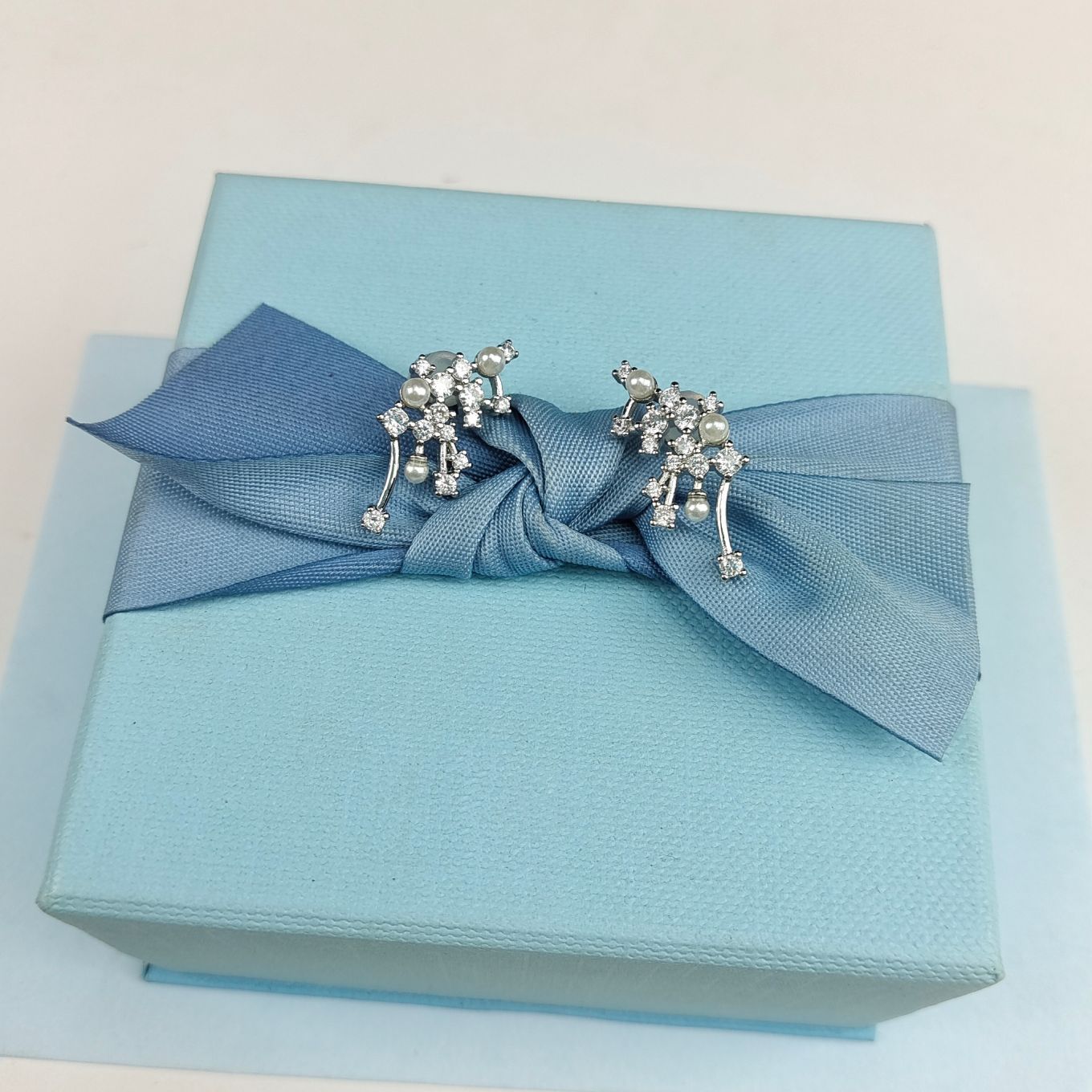 Luxury Crystal Cluster Earrings ,Necklace