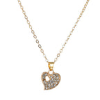 Gold Heart Jewelry Set