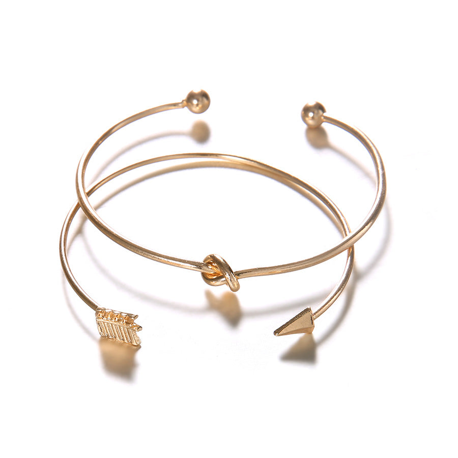 Minimalist Gold Open Cuff Bracelet