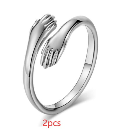 Embrace Adjustable Hug Ring – Minimalist Hand Design
