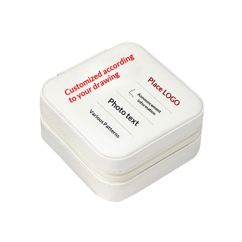 Personalized Jewelry Box – Custom Name & Floral Print Gift Case