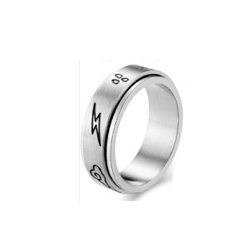 Celestial Engraved Band Ring – Moon, Star & Minimal Pattern Set