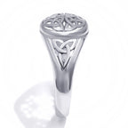 Celtic Knot Signet Ring – Vintage Celtic Symbol Stainless Steel Band