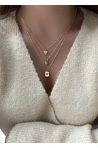 3-Piece Heart Charm Necklace