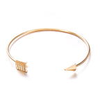 Minimalist Gold Open Cuff Bracelet