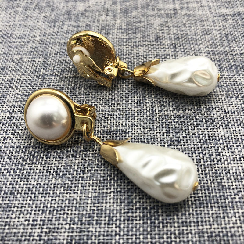 Handmade Baroque Pearl Earrings
