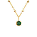 Classic Birthstone Solitaire Necklace