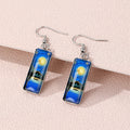 Starry Night Art Drop Earrings