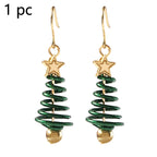Festive Christmas Tree DIY Earrings with Star & Bell Detail