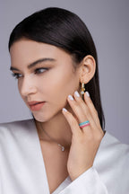 Dreamy Halo Moissanite Wedding Ring