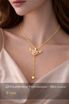 Heart Lariat Necklace