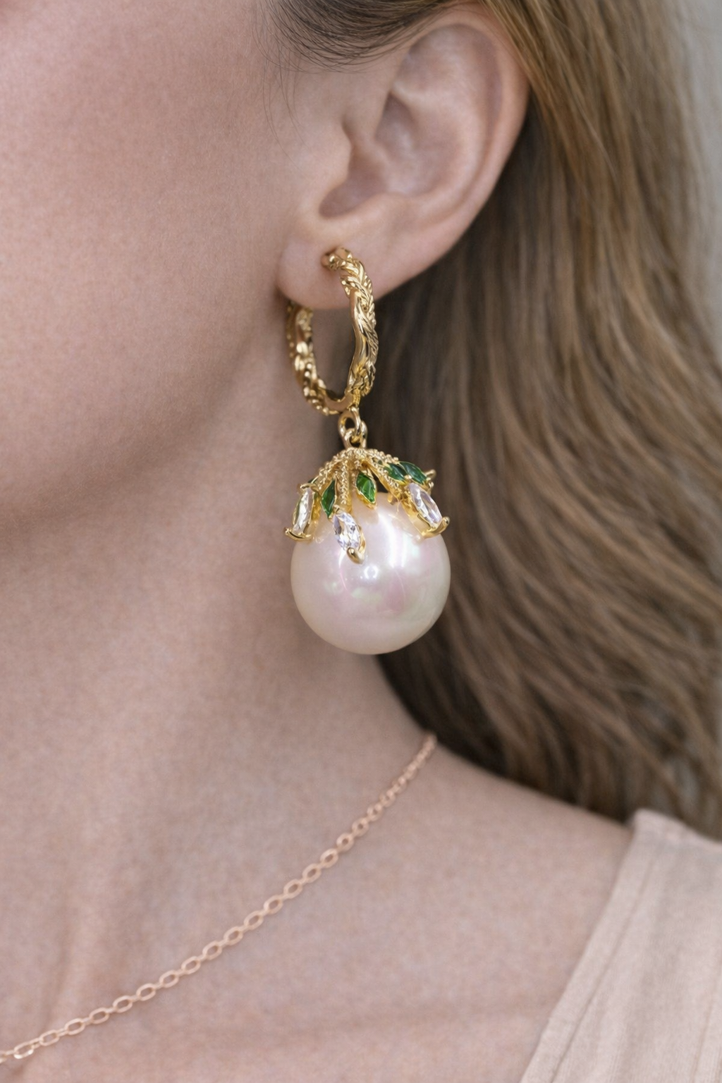 Baroque Pearl Drop Jewelry