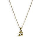 Cherry Pendant Necklace & Matching Drop Earrings