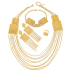 Tassel  Multi-layered Jewelry Set