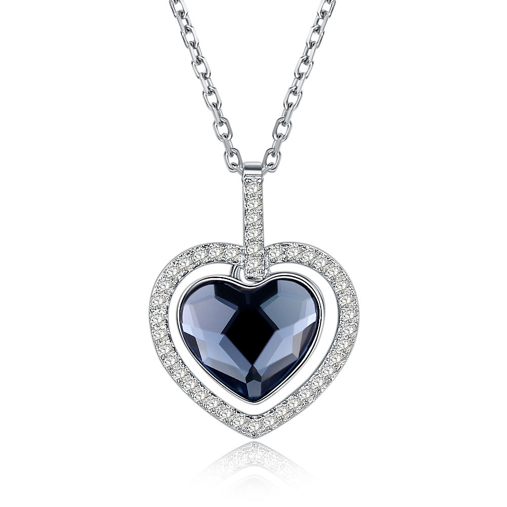 Elegant Heart Pendant Necklace
