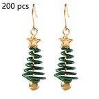 Festive Christmas Tree DIY Earrings with Star & Bell Detail