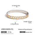 Mixed-Form Bangle and Cuff Bracelet Collection with Modern Contrast