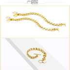 Chunky Link Bracelet with Toggle Clasp and Padlock Charm