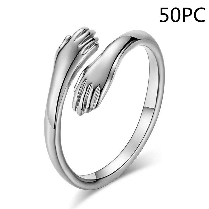 Embrace Adjustable Hug Ring – Minimalist Hand Design