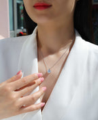 Classic Solitaire Moissanite Pendant Necklace