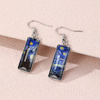 Starry Night Art Drop Earrings