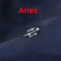 Zodiac Constellation Adjustable Ring – Celestial Star Sign Band