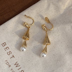 Long Wind Chime Pearl Drop