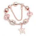 Charm Bracelet with Butterfly Pendant