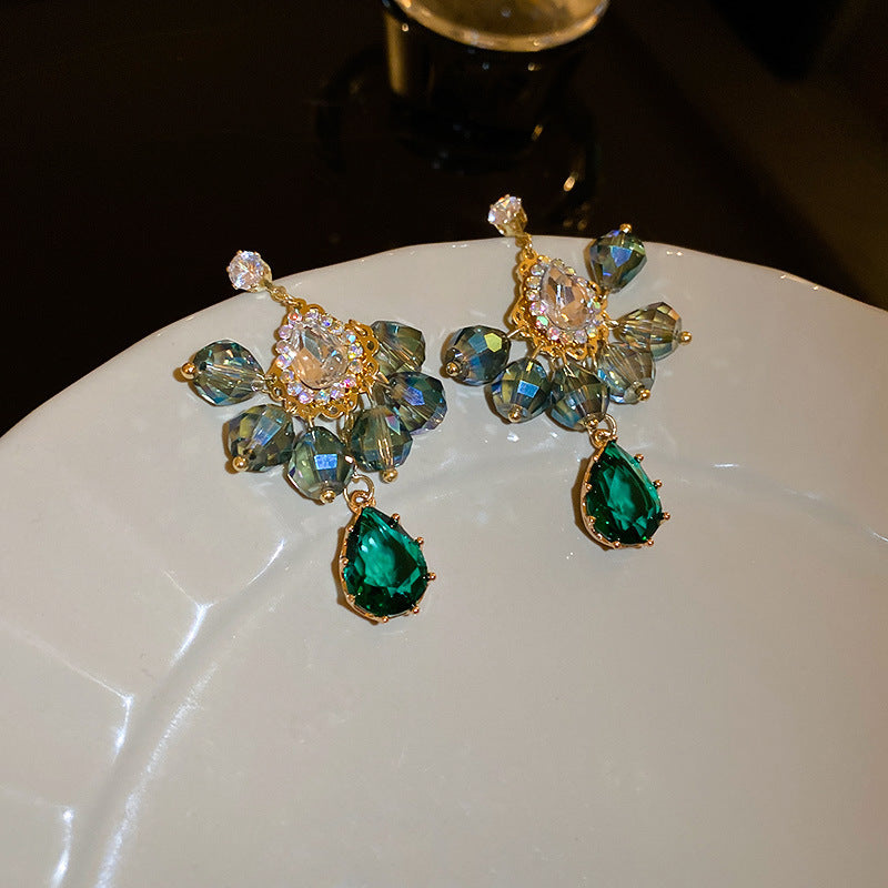 Vintage Fashion Crystal Chandelier Earrings