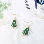 Festive Christmas Tree DIY Earrings with Star & Bell Detail