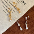 Long Wind Chime Pearl Drop