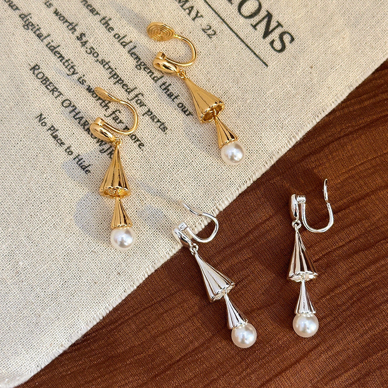 Long Wind Chime Pearl Drop