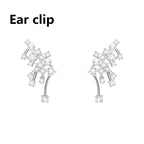 Luxury Crystal Cluster Earrings ,Necklace