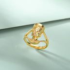 Regal Pharaoh Wrap Ring in Gold or Silver Finish