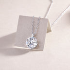 Classic Solitaire Moissanite Pendant Necklace