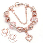 Charm Bracelet with Butterfly Pendant